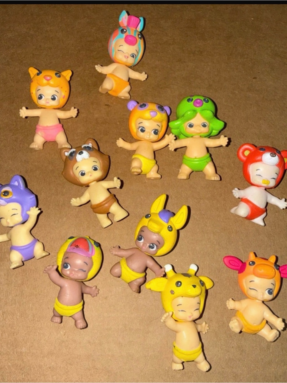 Lot of 11 Twozies Babies  Pet Animals Doll Figure Toy Moose